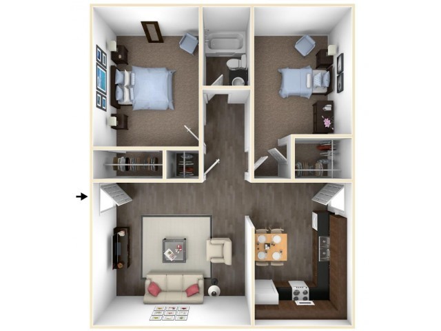 Floorplan - Eastway Court Apartments