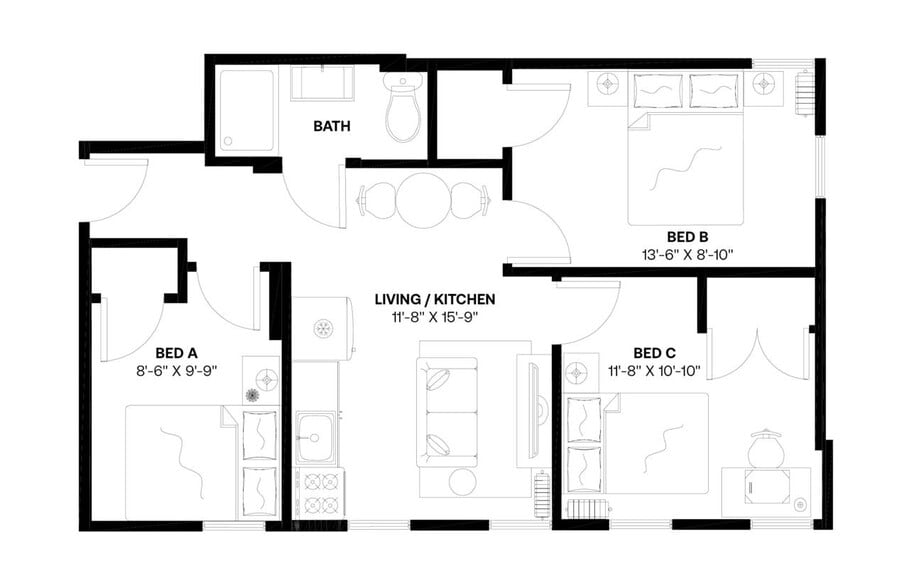 Building Photo - Room in Shared 3 bed/1 bath home in East Village