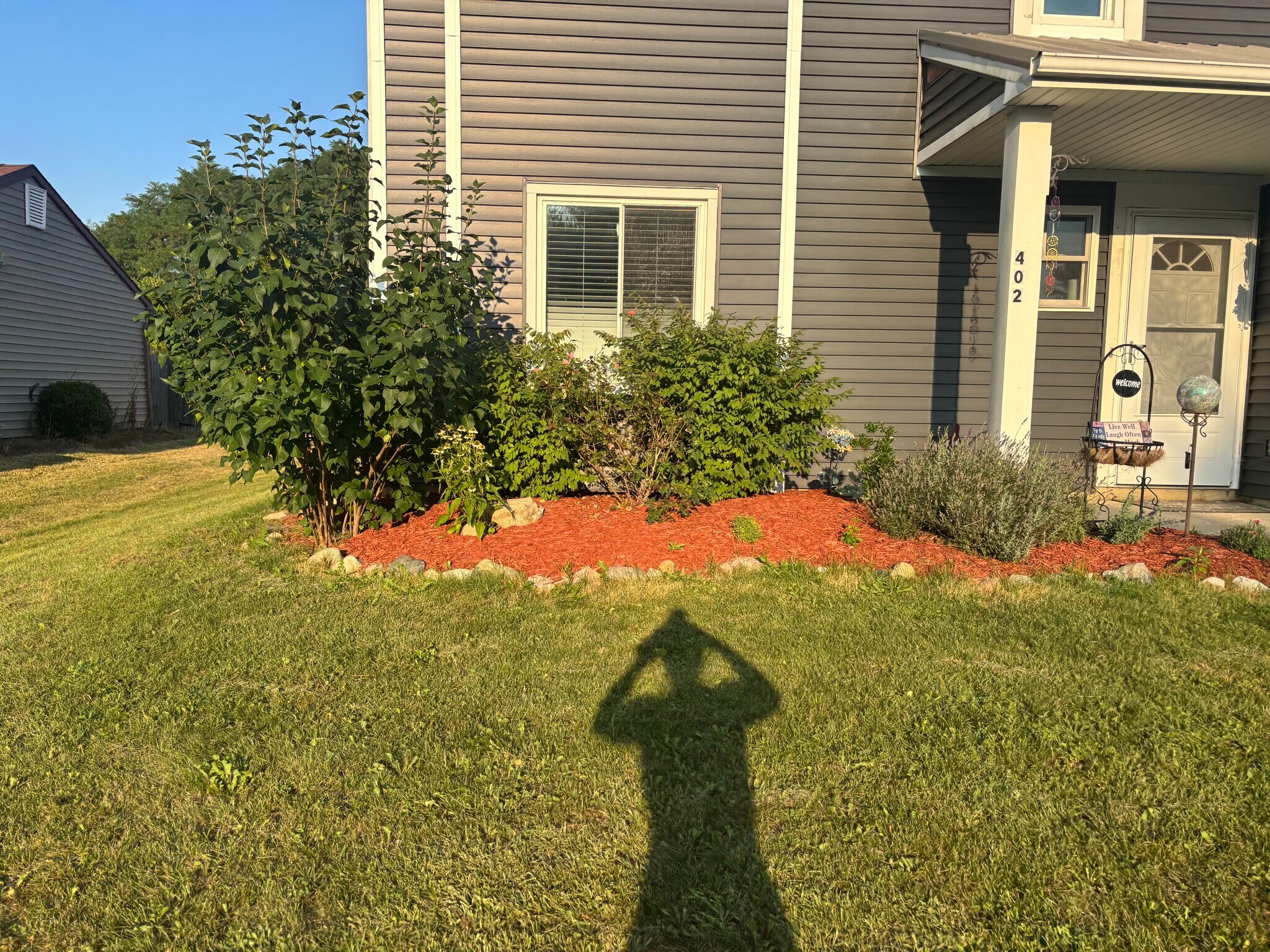 Front landscaping - 402 Granada Dr
