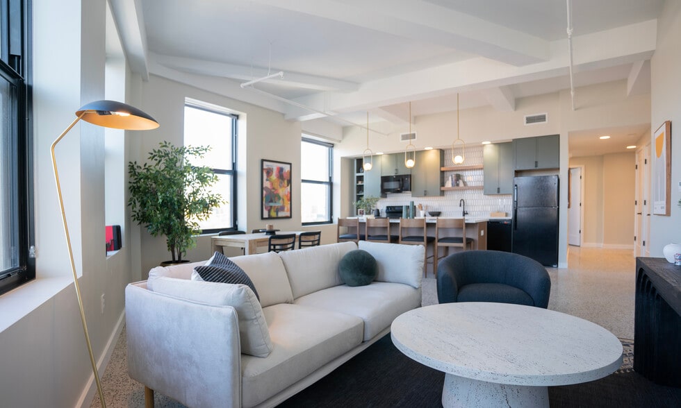 Apt 1108 Living Area / Kitchen - The Chimes Building