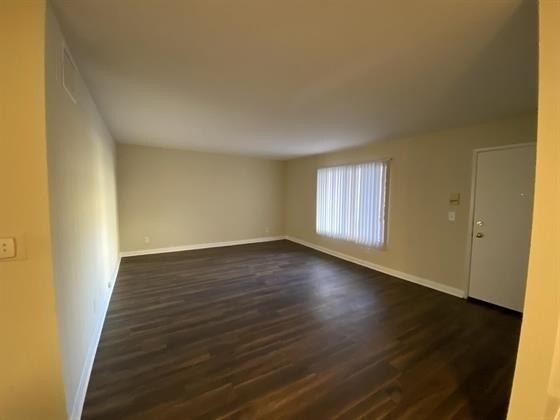 Living Room with Vinyl Plank - 225 W. Verdugo