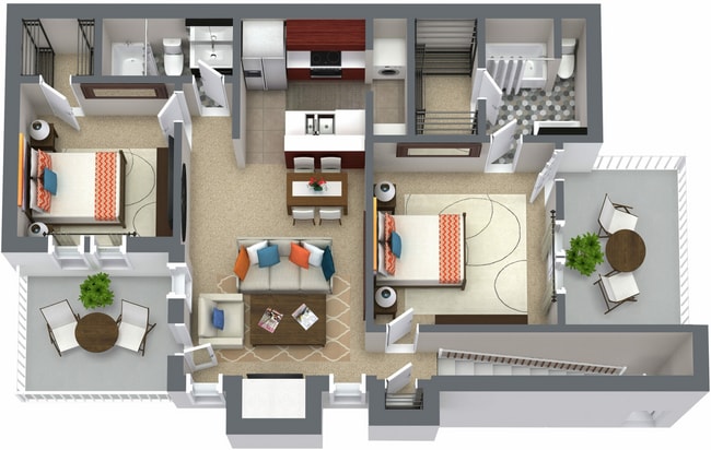 B2 Floorplan.jpg - Western Station Apartments