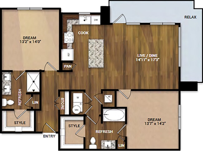 Floorplan - The Landing at Centreport