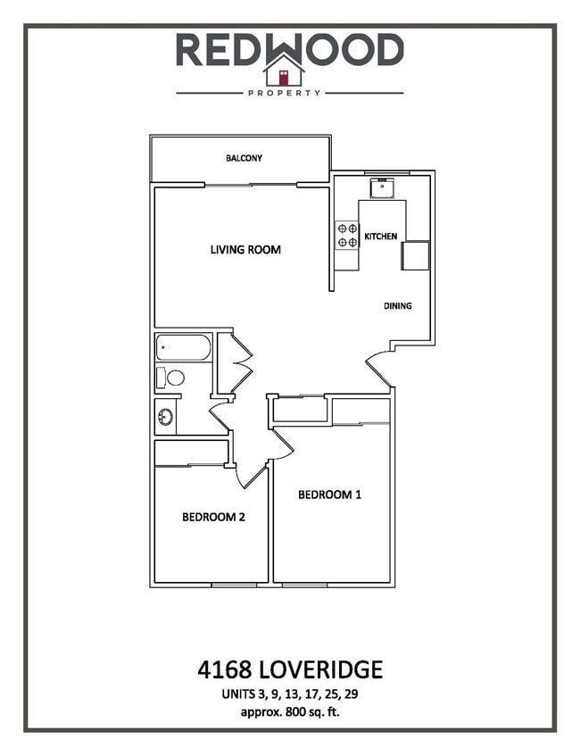 Floorplan - Updated Cozy Apartments at Loveridge Road