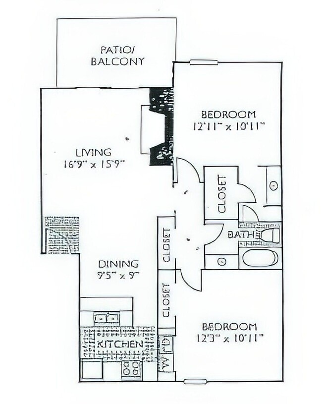 Floorplan - Regal Court Apartments