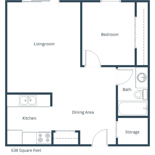 Floorplan - Park Place Apartment Community