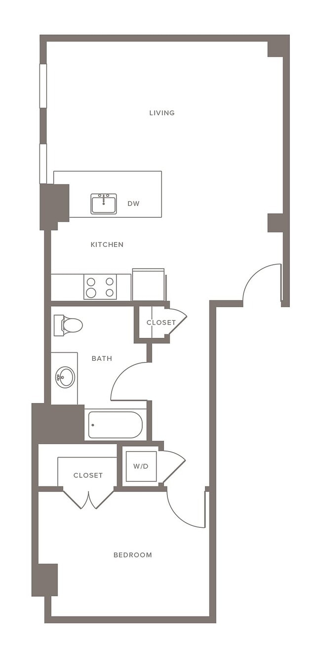 A07 - One Bedroom - Modera Lofts