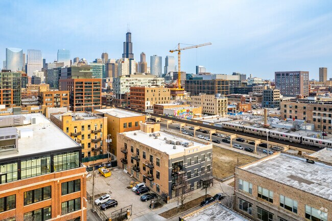 Aerial Photo - 213 N Racine Ave