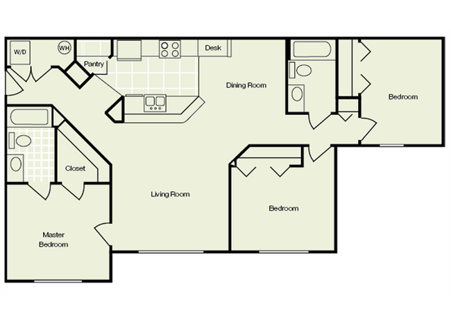 Floorplan - Noah's Landing Apartments