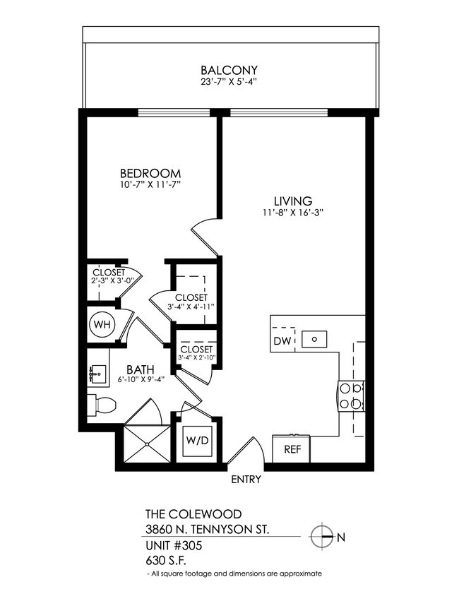 Floorplan - Colewood Apartments