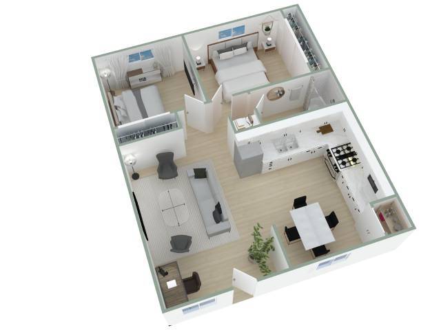 Floorplan - Valle at 9209 Kenwood