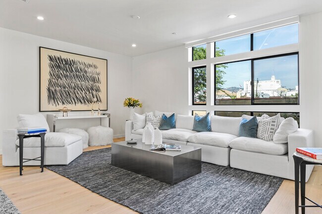 Living Room Staged - Model Unit - 6701 W Eden Ter