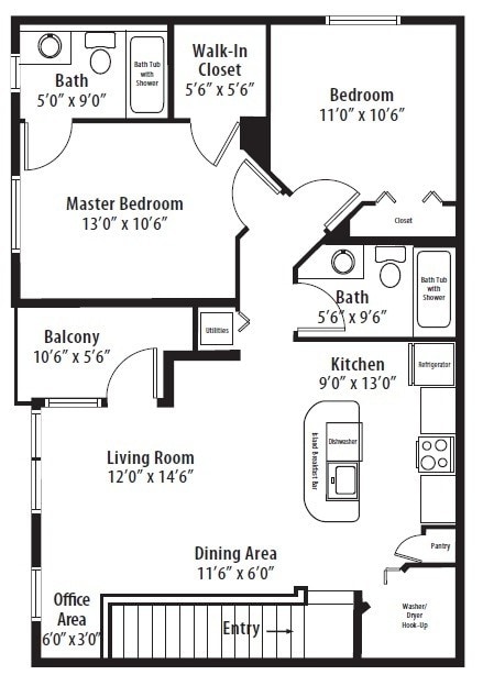 Floorplan - Springs at Live Oak