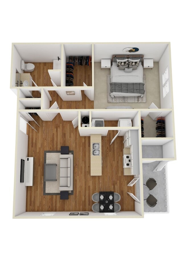 Floorplan - Crossgates Apartment Homes