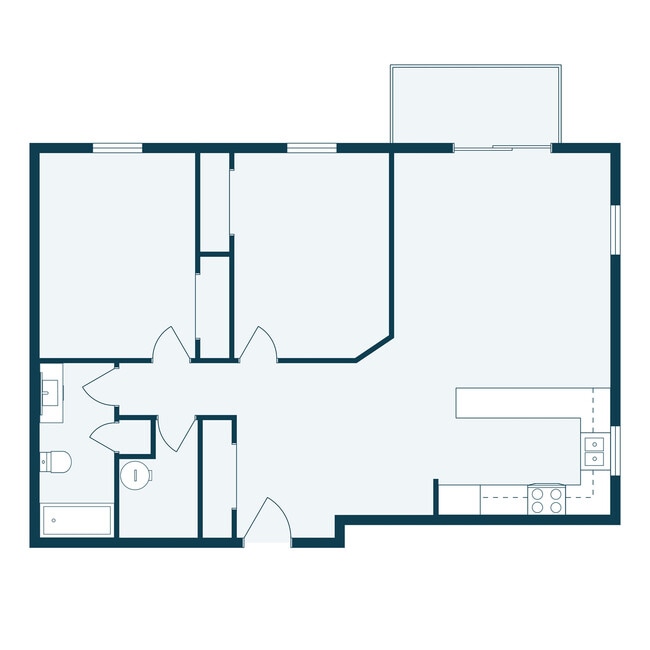 Floorplan - Ashbury Apartment Community