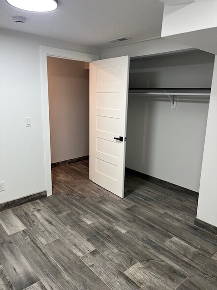 Basement bedroom closet - 636 NE Prescott St