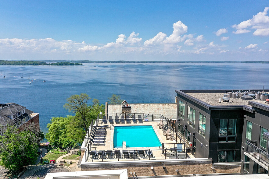 Rooftop Pool - Waterfront Apartments