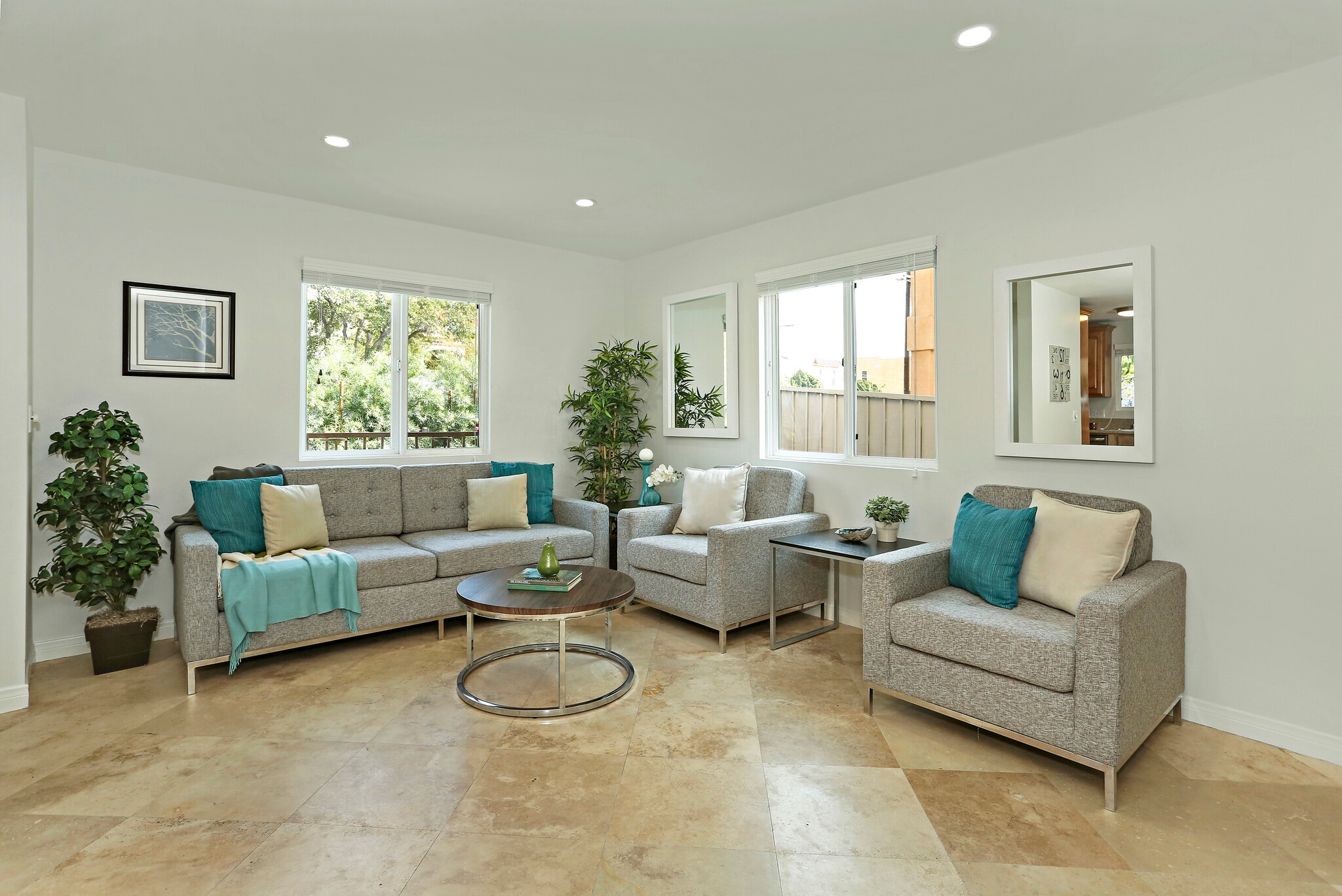 Living Room Sample Setup #1 - 3424 Bellevue Ave