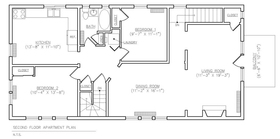 Floor Plan - 4417 Rosa Ave