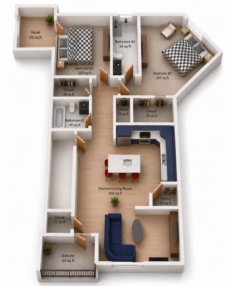 Illustrative AI rendering, construction to be completed 10/2026, may contain errors - 1774 Willow Trl