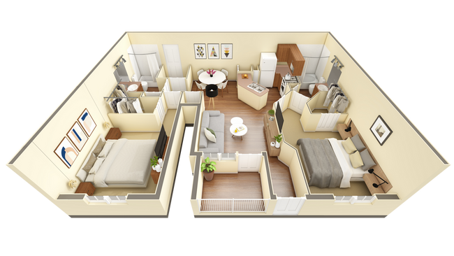 Floorplan - Springs at Palma Sola Apartments