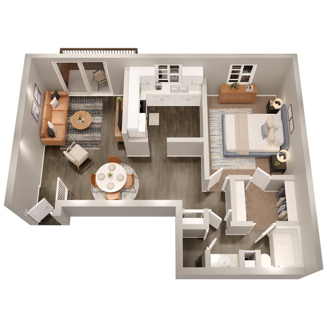 Floorplan - Lakeside at Wheaton Apartments