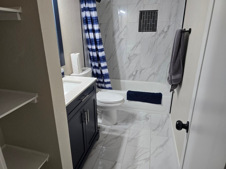 Downstairs bathroom. - 902 S Zephyr Ct