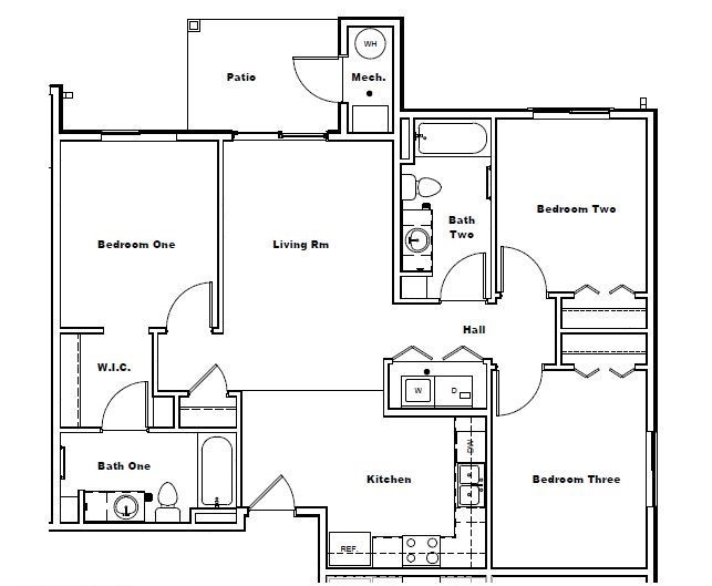 Floorplan - Green River Apartments