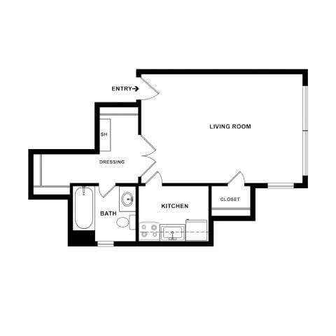 Floorplan - Empire Apartments