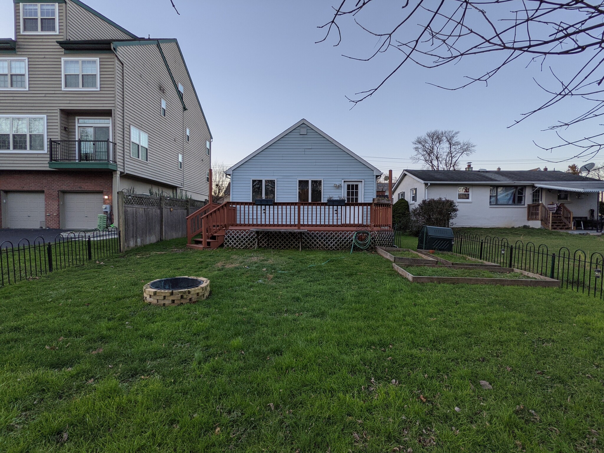 Fenced in back yard - 336 Jefferson Ave