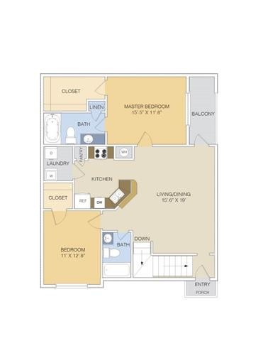 Floorplan - Artesian on Westheimer