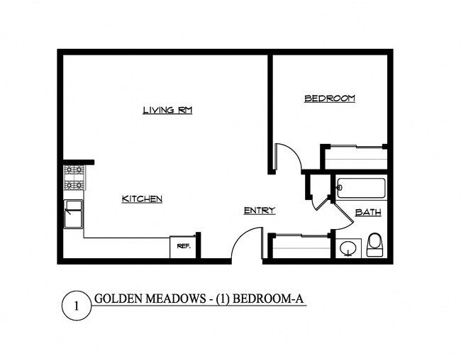 Floorplan - Golden Meadows Apartments