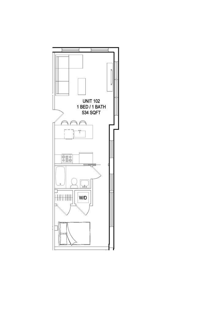 Floorplan - Dickinson Lofts