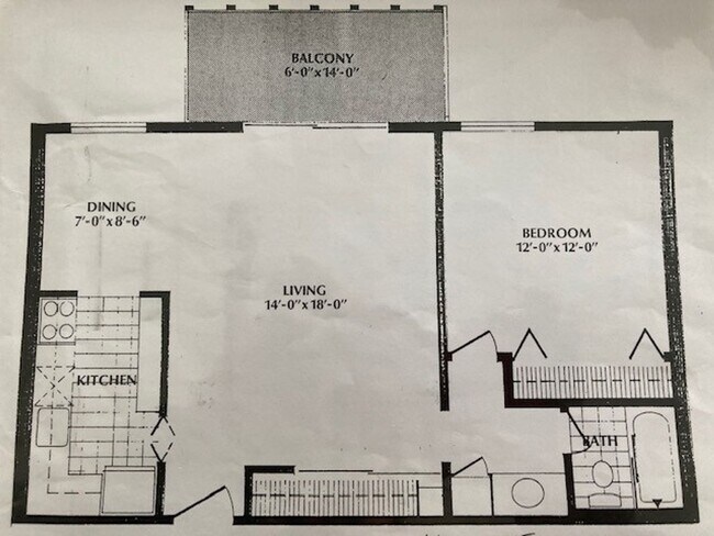 Building Photo - Southern Facing  1bd/ 1 bth apartment!