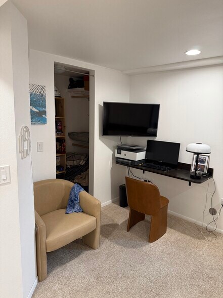 3rd bedroom - closet and desk - 8960 Carr St