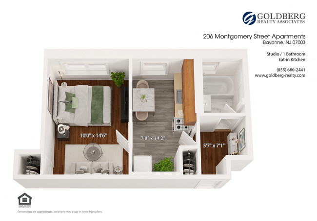 Floorplan - 206 Montgomery Street Apartments