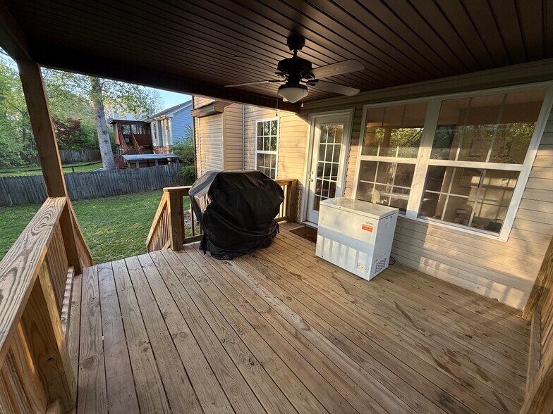 Back deck - 1110 Stonebrook Dr