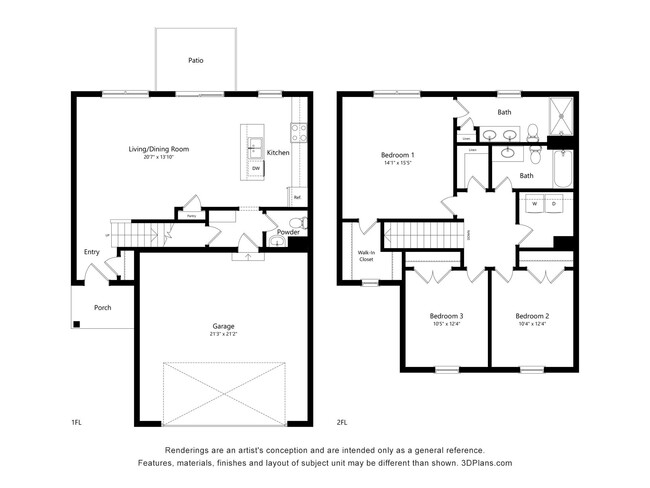 Floorplan - Weldon Reserve Garage Included