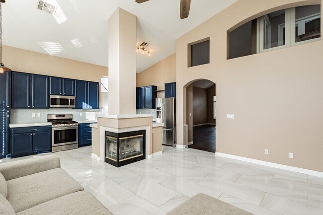 Big empty wall where we had a TV to make a little family room. - 8600 Mirada del Sol Dr