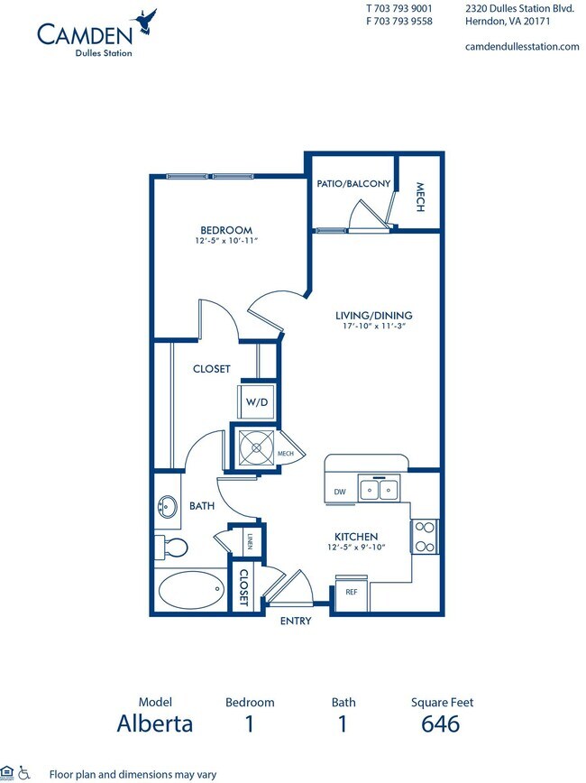 Floorplan - Camden Dulles Station