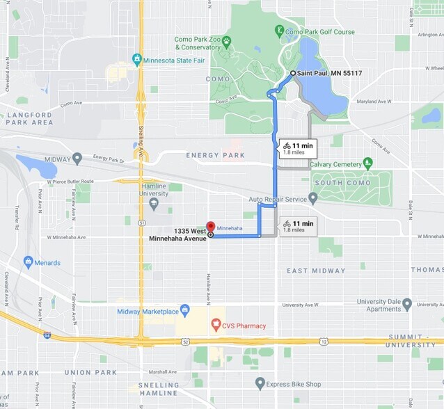 Great location! Close bike ride to Lake Como - 1335 W Minnehaha Ave