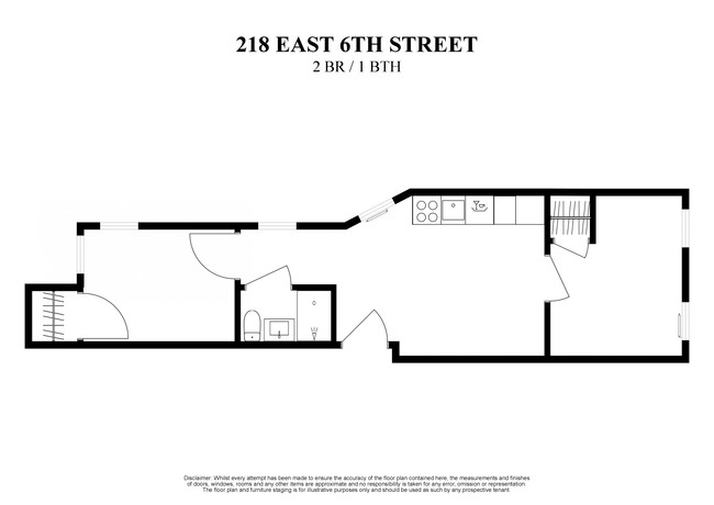 Floorplan - 218 East 6th Street