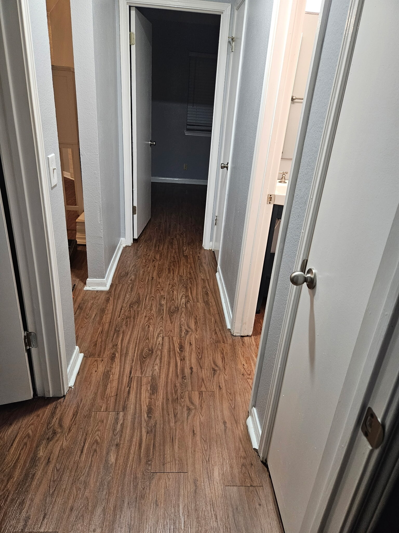 Hallway between 3 bedroom Master on other side of the house - 511 Brian Ln