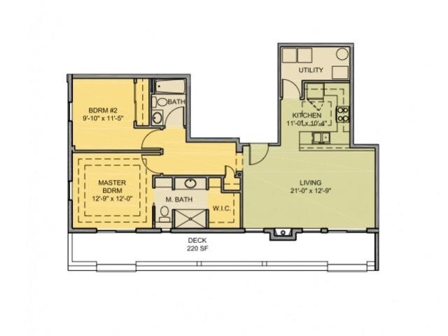 Floorplan - 1284 Downing