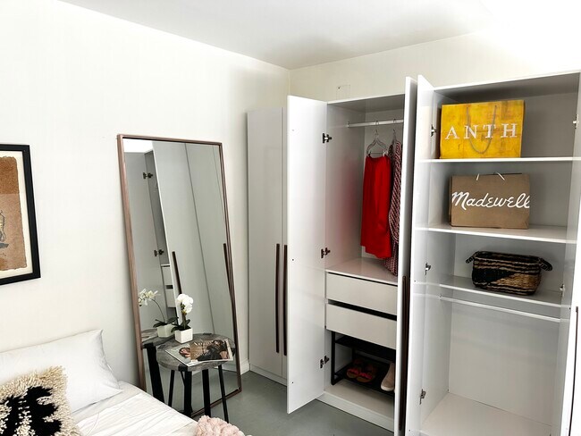 Wall unit wardrobe closet (open) - 1902 Walcott Way