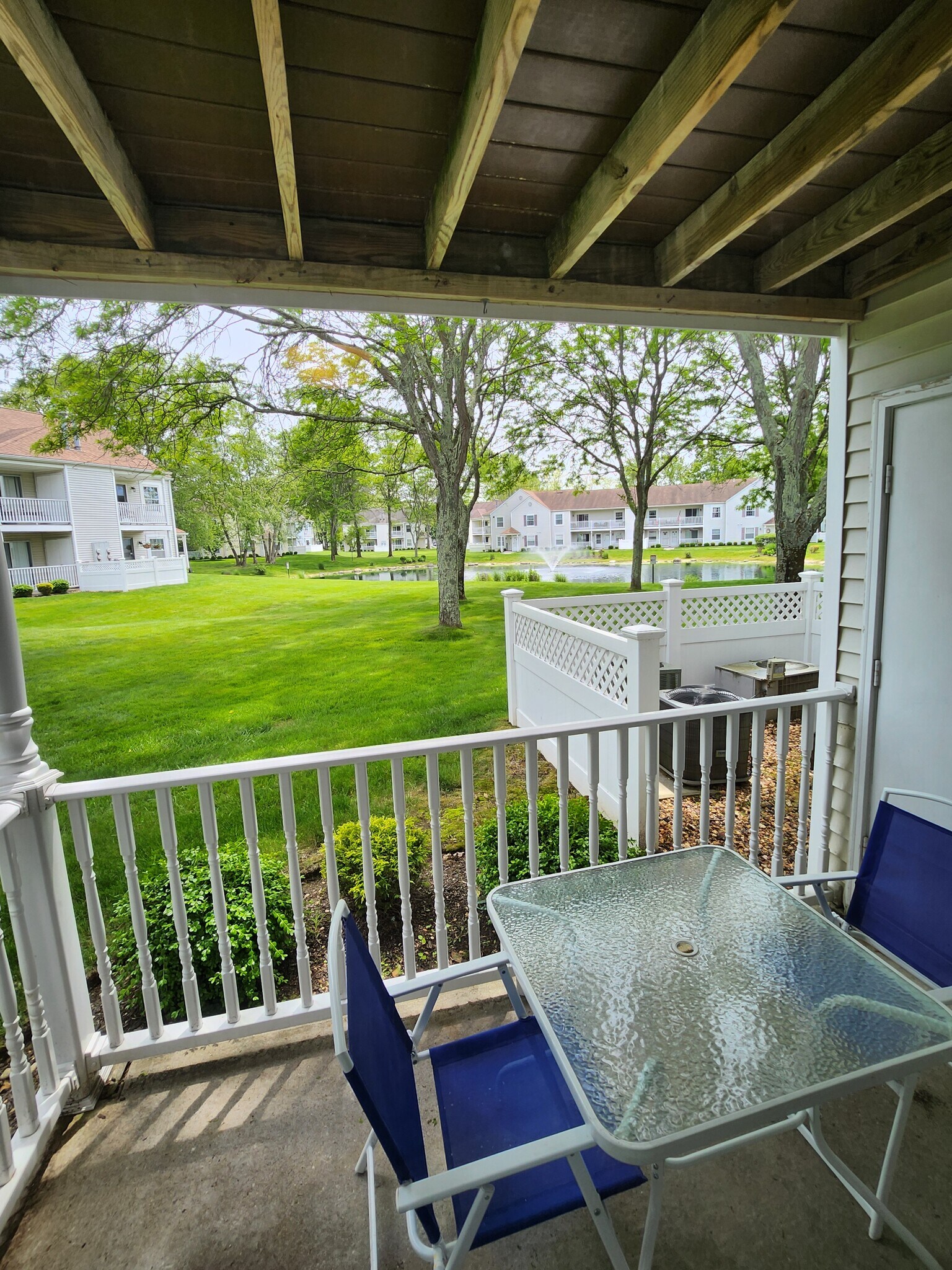 Porch overlooking lake - 49 Fairview Cir