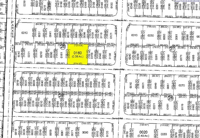 Plat Map - 815 Upland Rd