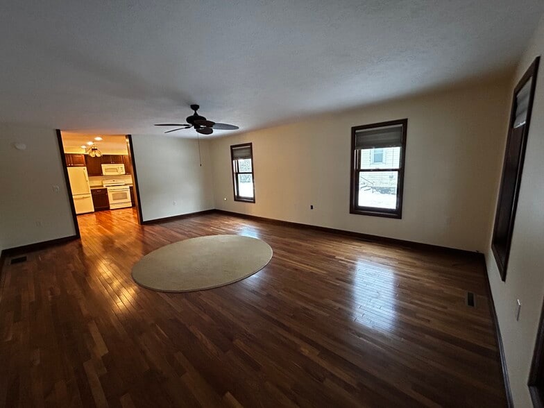 Living room opens up to the kitchen - 14 Conewango Ave