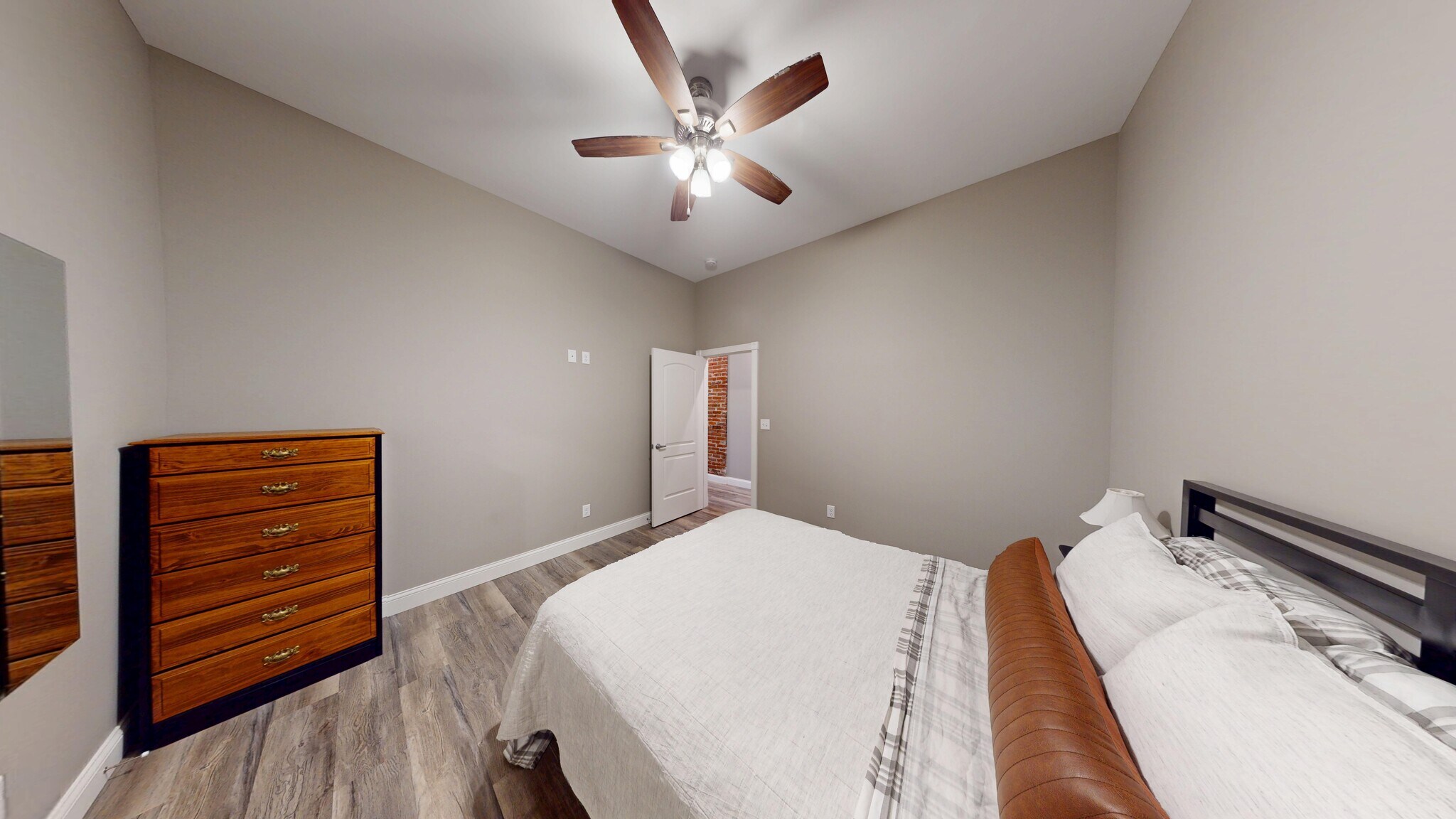 2nd Bedroom with large closets - 127 N 6th St