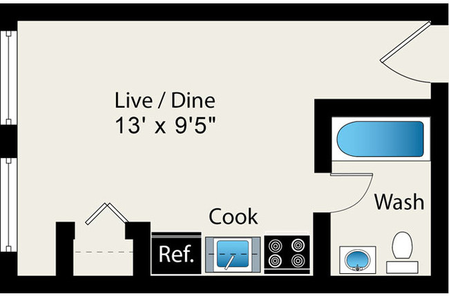 Floorplan - Reside at 2525